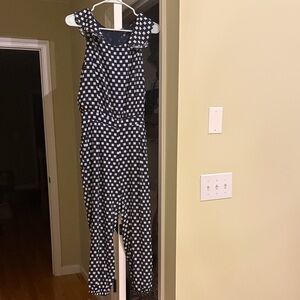 Sugarlips Black and White Patterned Jumpsuit
